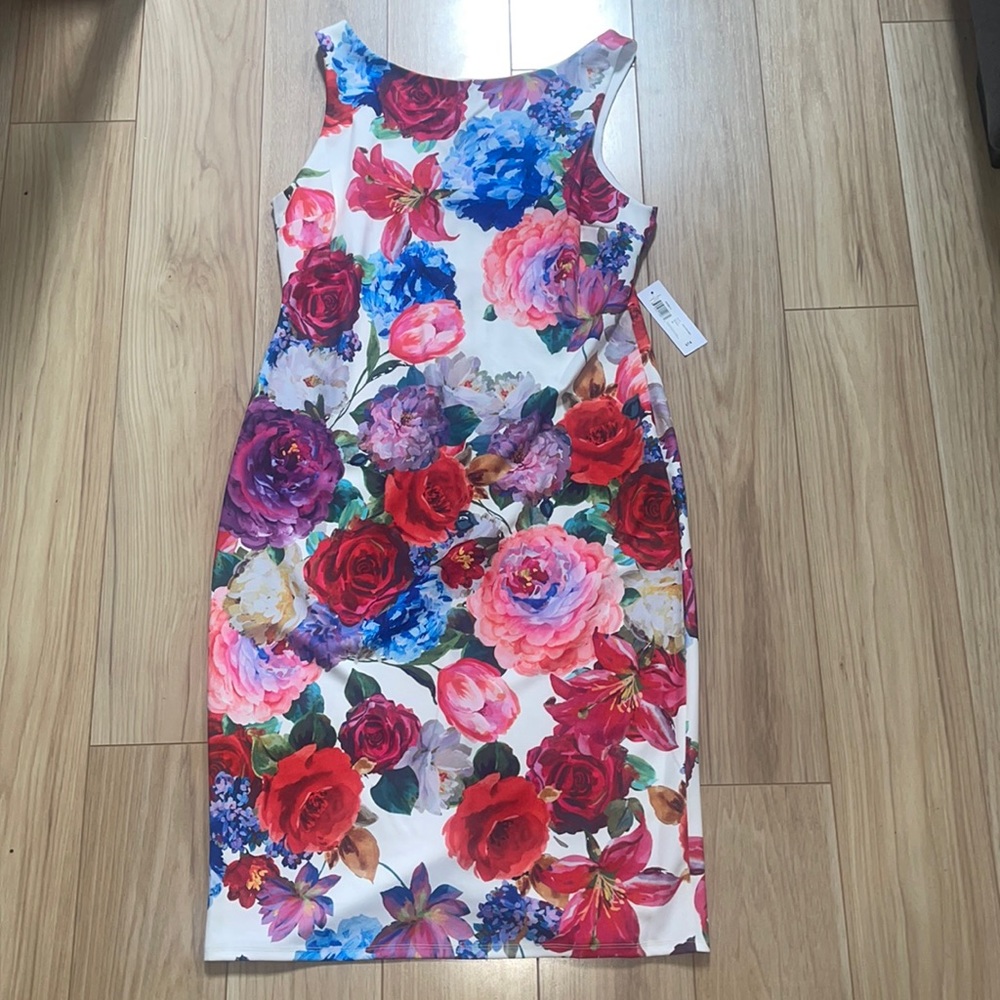 NWT PremierAmour Bright Floral Dress